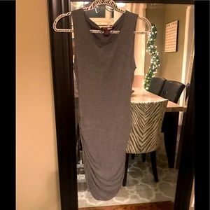 Black note bodycon dress